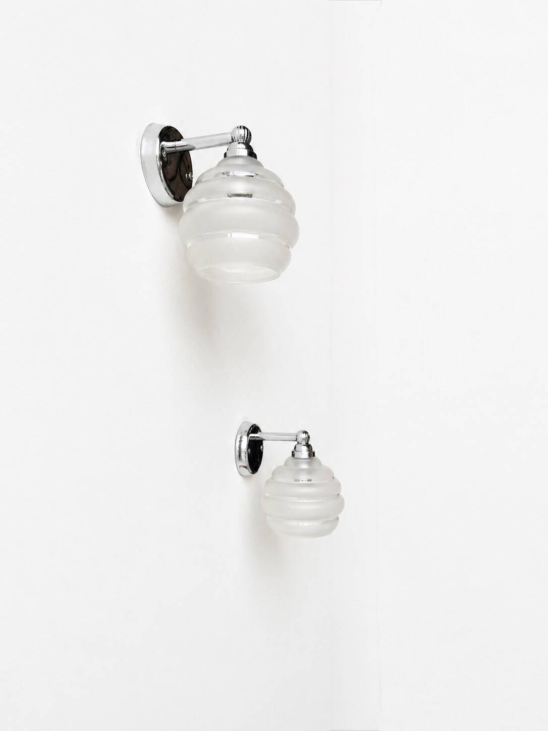 Vintage Art Deco wall lights