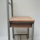 Bedside of boarding school wood vintage metal 50 s