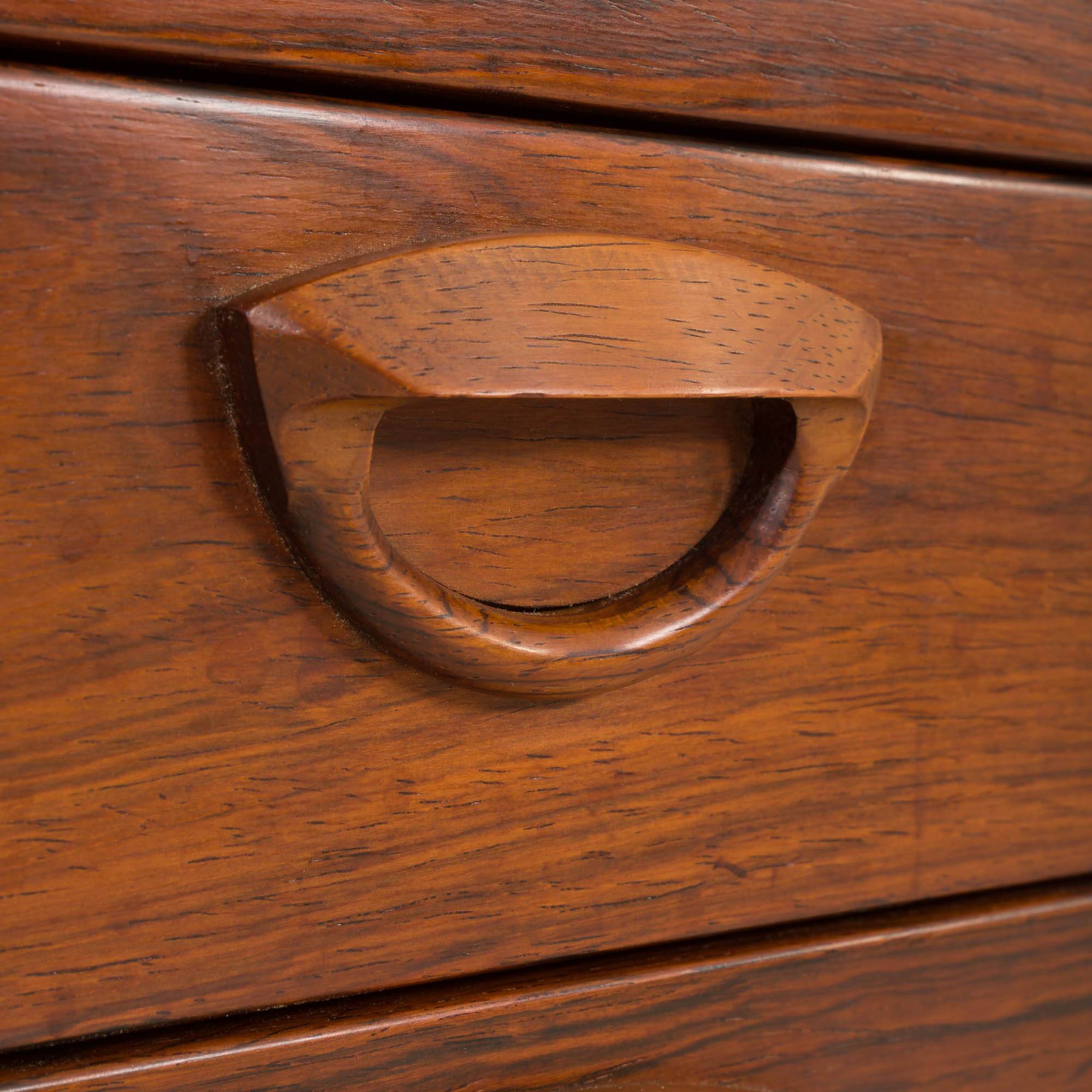 Bureau exécutif Kai Kristiansen en palissandre modèle 59 pour Feldballes Möbelfabrik, Danemark, années 1960