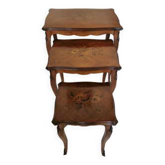 Louis XV style nesting tables