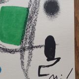 Original lithograph Joan Miro, Maravillas con variaciones acrosticas 20, 1975.