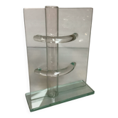 Vase soliflore design en verre épais