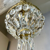 Small basket chandelier hot air balloon