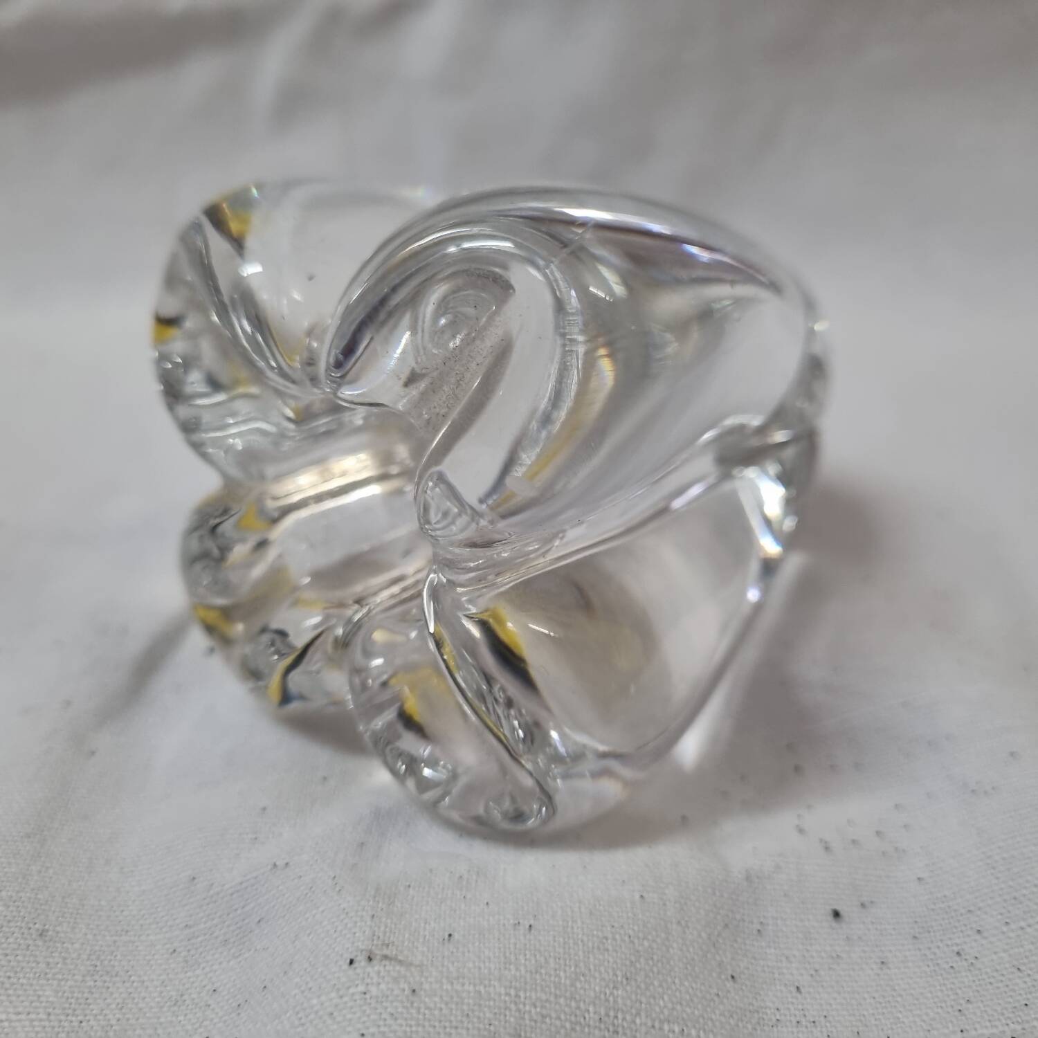 Sèvres crystal candle holder