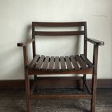 Modernist oak armchair, 1950