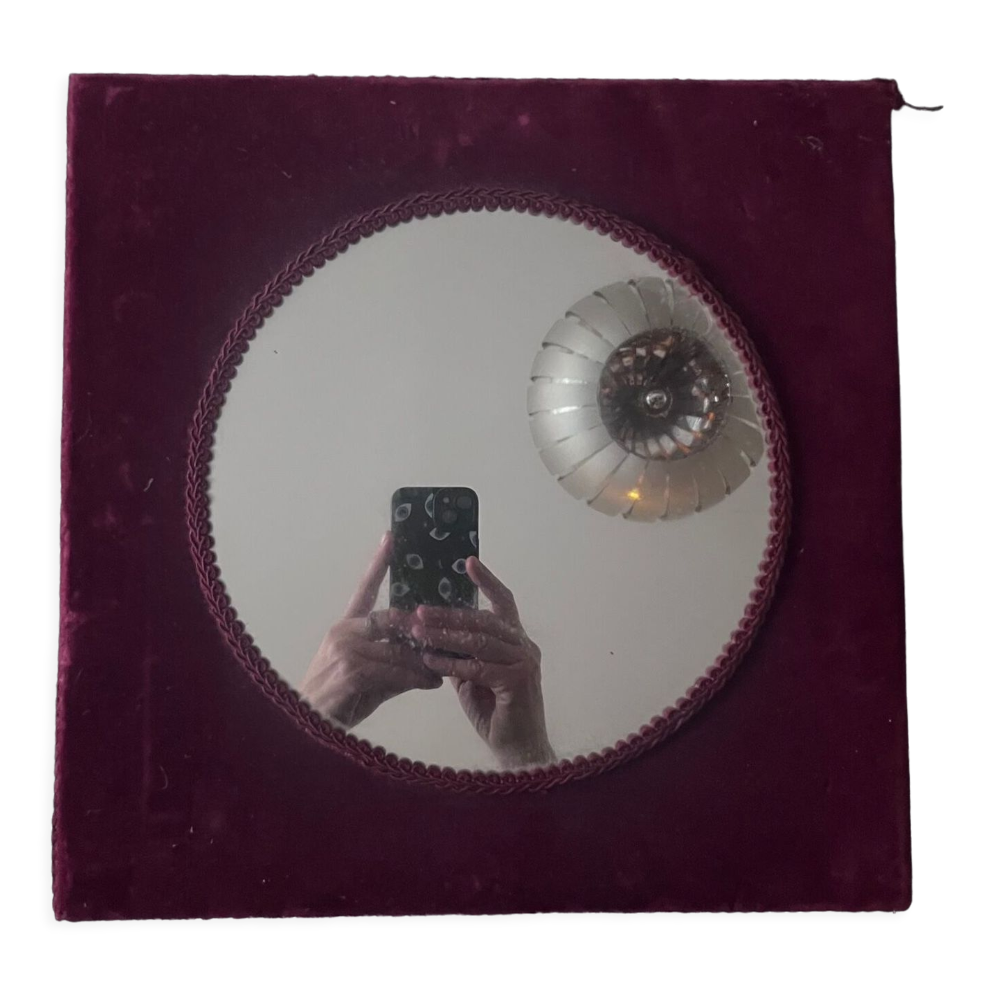 Miroir en velours 1970