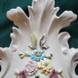 Farnesiana Mirror by Carlo Corvi in ceramic Italy 1950