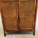 Vintage rattan shelf