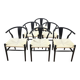 Set of 6 designer dining room chairs