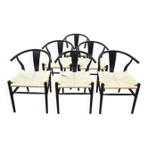 Suite de 6 chaises de salle à manger design