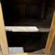 Large cherry wood bookcase
