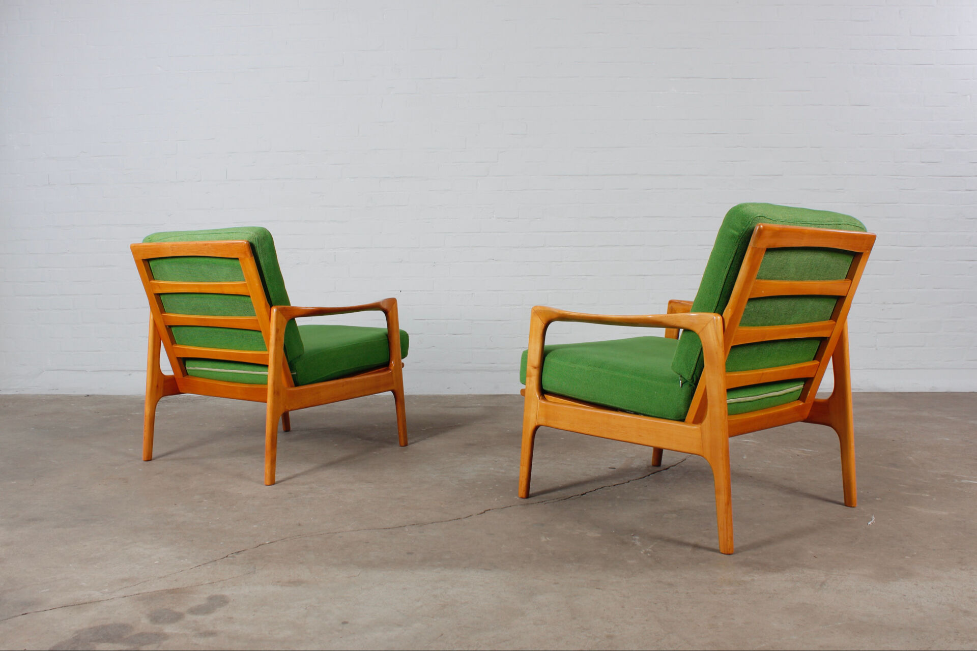 2er Set Vintage design easy Chair Sessel 60er 70er Jahre knoll