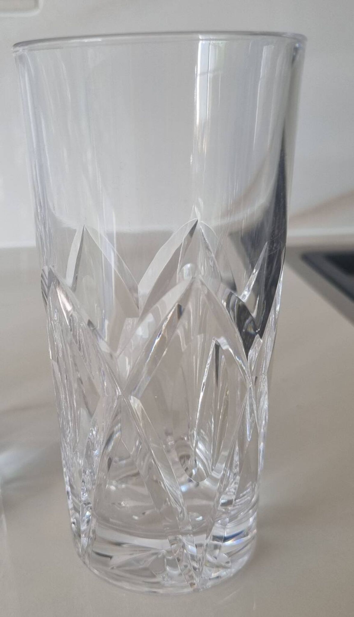 3 high-quality crystal tumblers