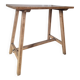 Old console in natural wood