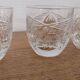 Presentation service 8 glasses and its Bohemian Cristal style dish
