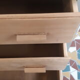 Vintage dresser revisited in grey and wood