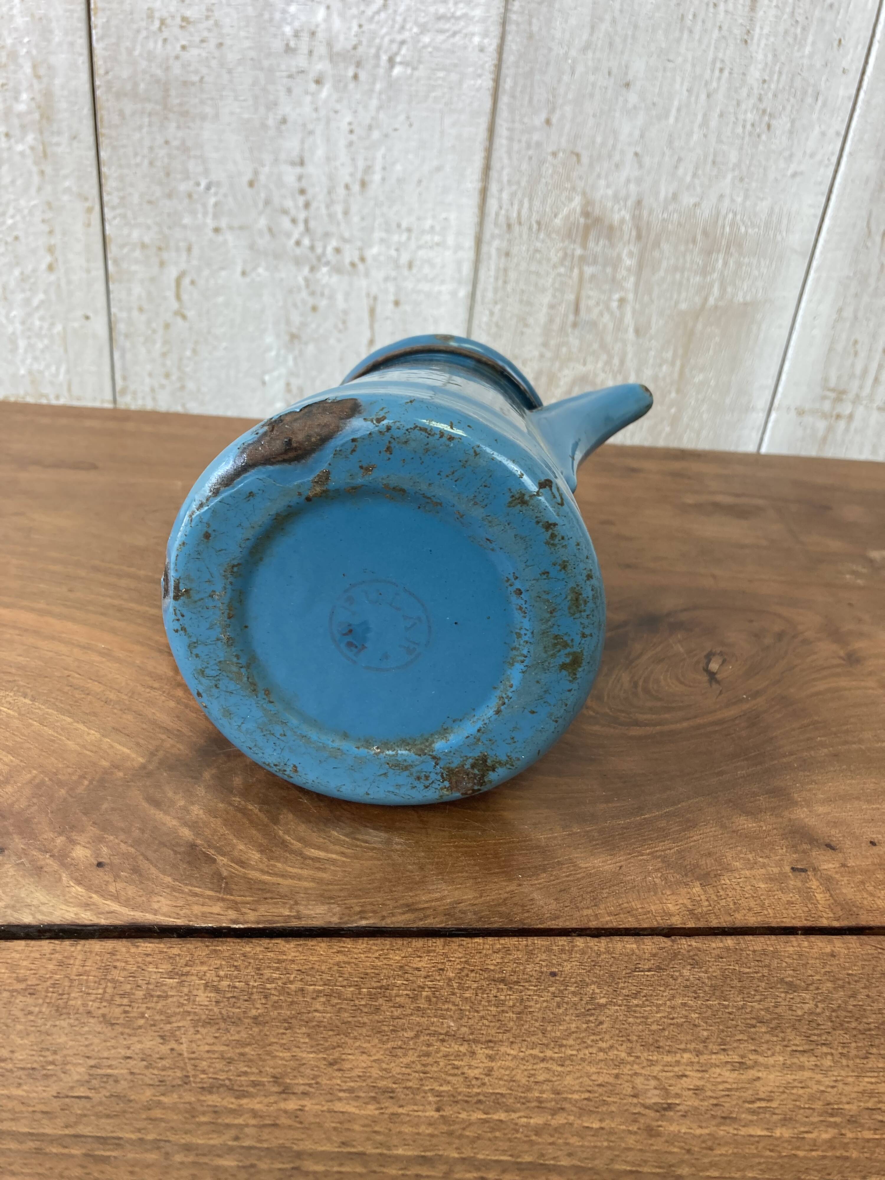 Vintage enameled coffee pot