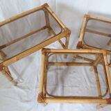 Bamboo nesting tables