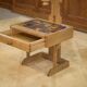 Oak bedside table by Guillerme and Chambron for Your House 1950s