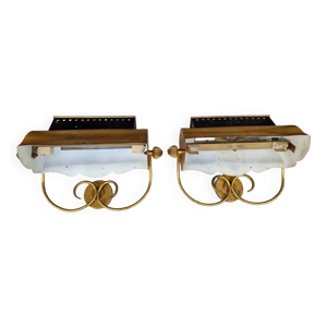 Paire d'appliques muraies