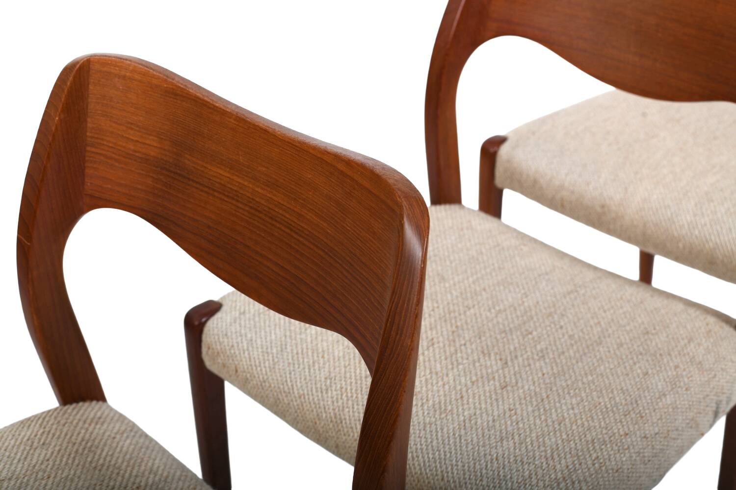 Set of Four Chairs by Niels Otto Møller Model No.71