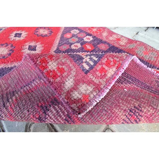 Turkish runner from the 1960s - 78x308 cm