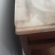 Sideboard - 1920 - art deco - 1 door - 2 drawers - gray marble top