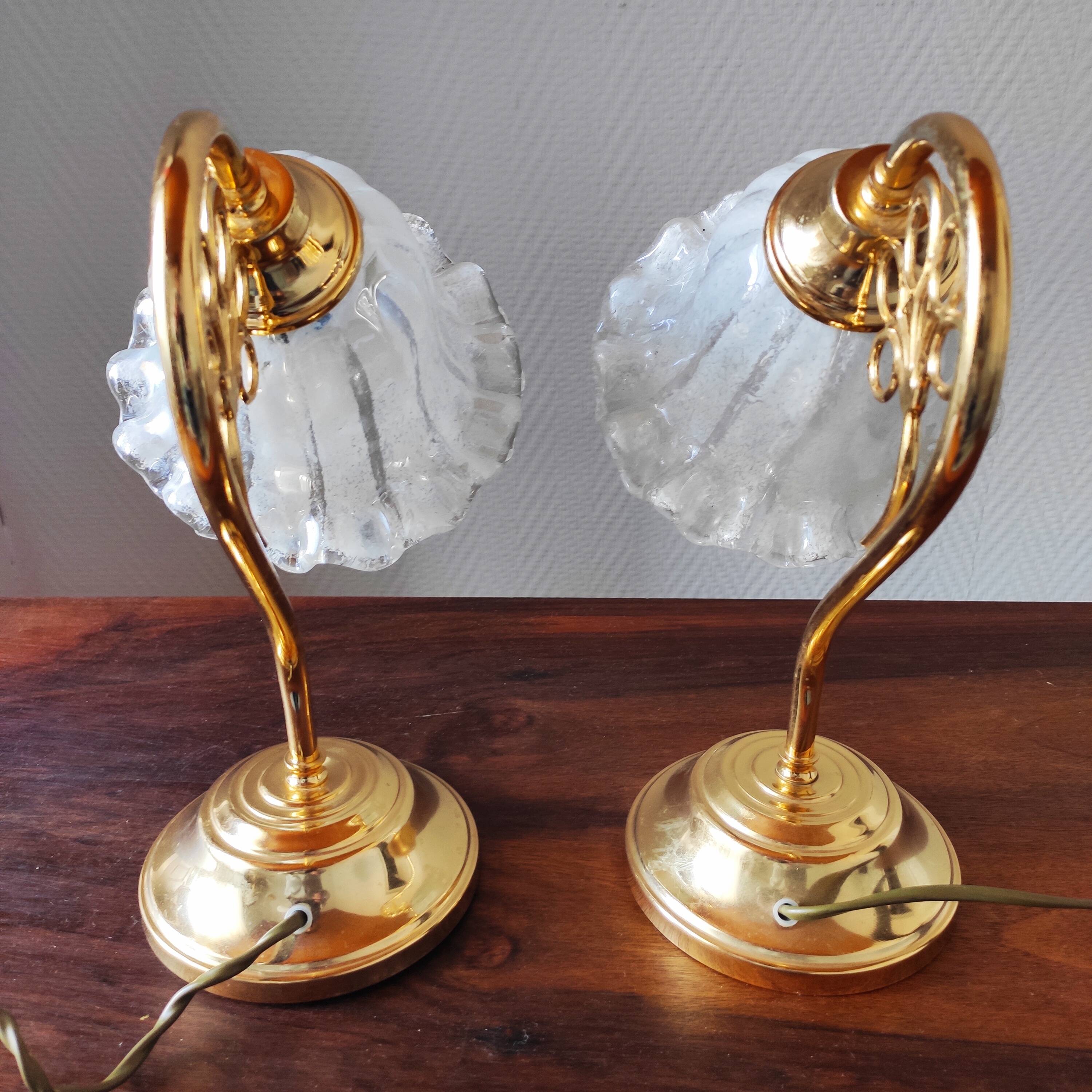 Paire de lampes vintage Italy