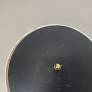 unique round metal Gino Sarfatti Style Ceiling Wall Light Flushmount Italy 1950s