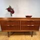 Buffet rétro vintage à quatre tiroirs en teck par Stonehill – 1960