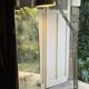 Grey metal floor lamp - industrial style