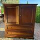 Wooden TV unit with drawers
