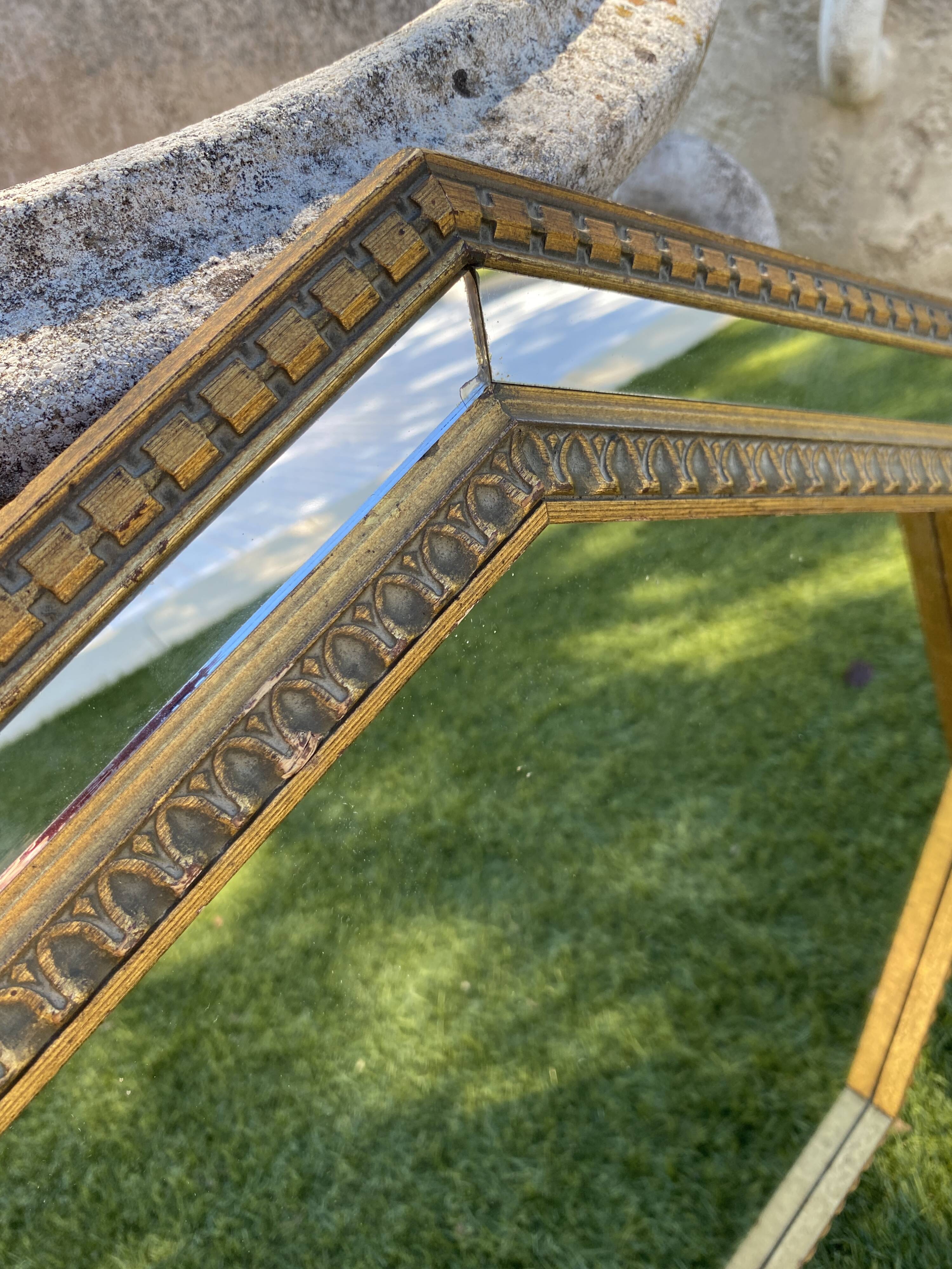 Mirror with glazing beads, 1940s