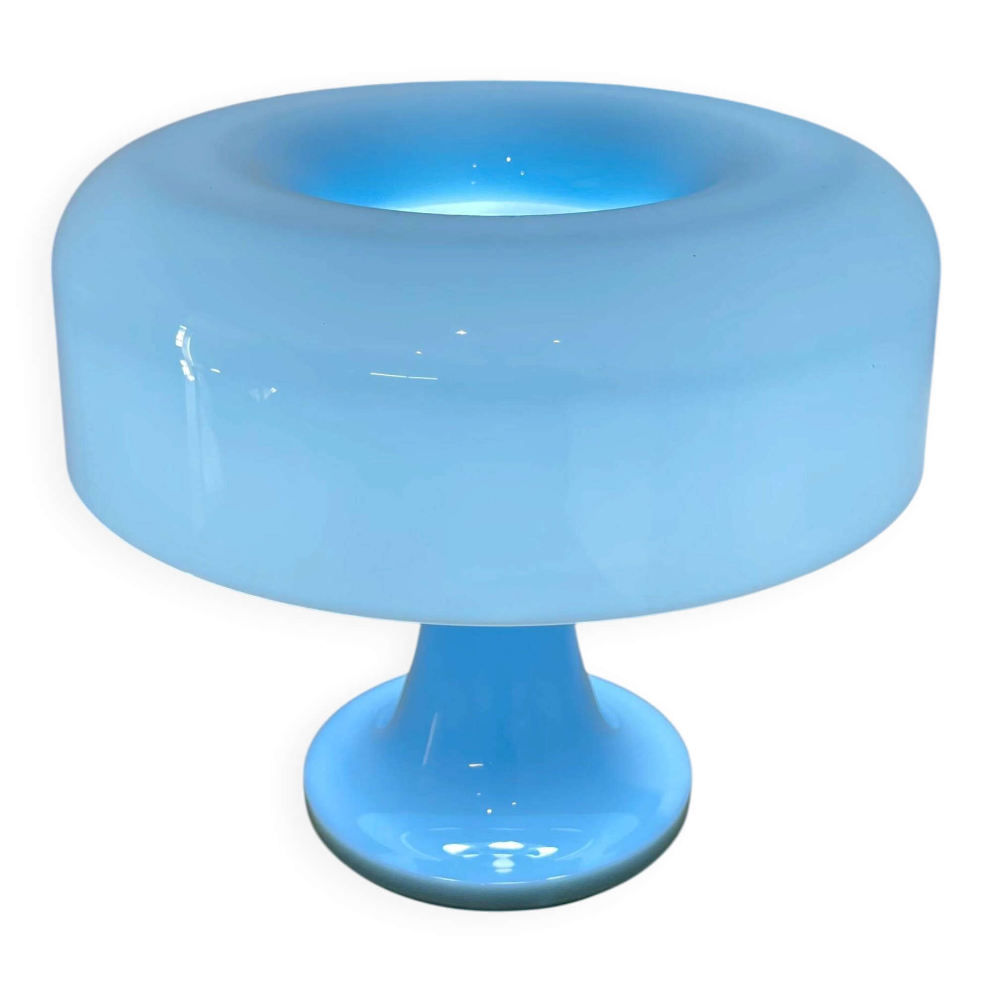Vintage 70s Lamp - Blue - One size