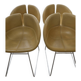 fjord dining chairs set of 4 by moroso