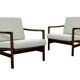 Fauteuils des années 60 par Zenon Bączyk, ensemble de 2