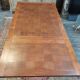 Old table in chene with extension cords