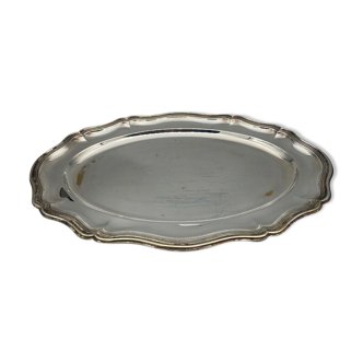 Silver metal tray 1900 poincon hke