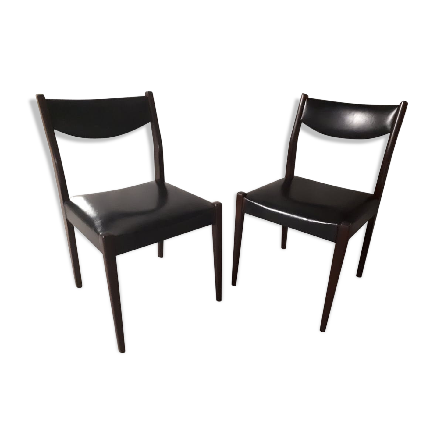 Paire de chaises scandinaves