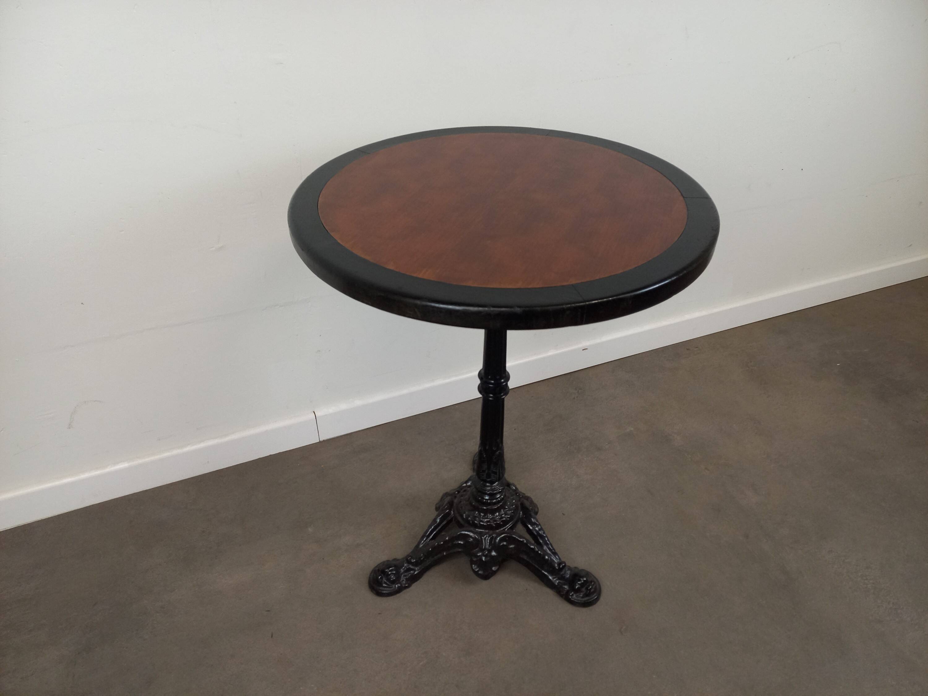 Parisian bistro pedestal table