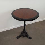 Parisian bistro pedestal table
