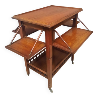 Four-tier folding tea table