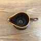 Vintage glazed ceramic milk jug from Pruzkow