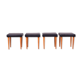 Mid Century foot stools made in ´50s Czechia. Original condition.
