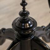 Antique Walnut Side Table with Veneered Top, 1890s