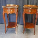 Pair of rosewood coffee tables
