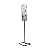 Lampadaire avec abat-jour en tissu “Pythagoras” de Sven Markelius — Nordiska Kompaniet (attrib.), Suède, vers 1955–1960