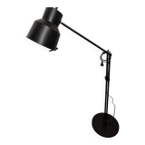 Black industrial style floor lamp