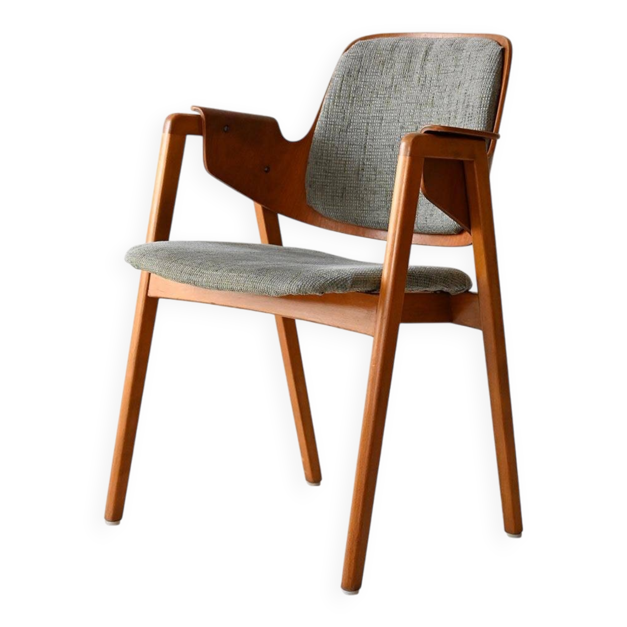 1950s/60s Scandinavian Desk Chair in Wood