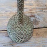 Pair of palm candle holders